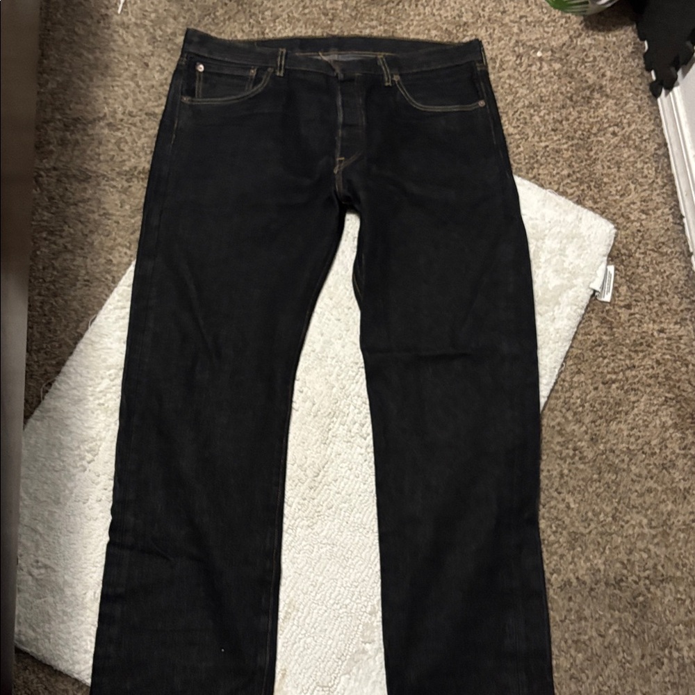 Men's  LEVIS 501 Black Jeans